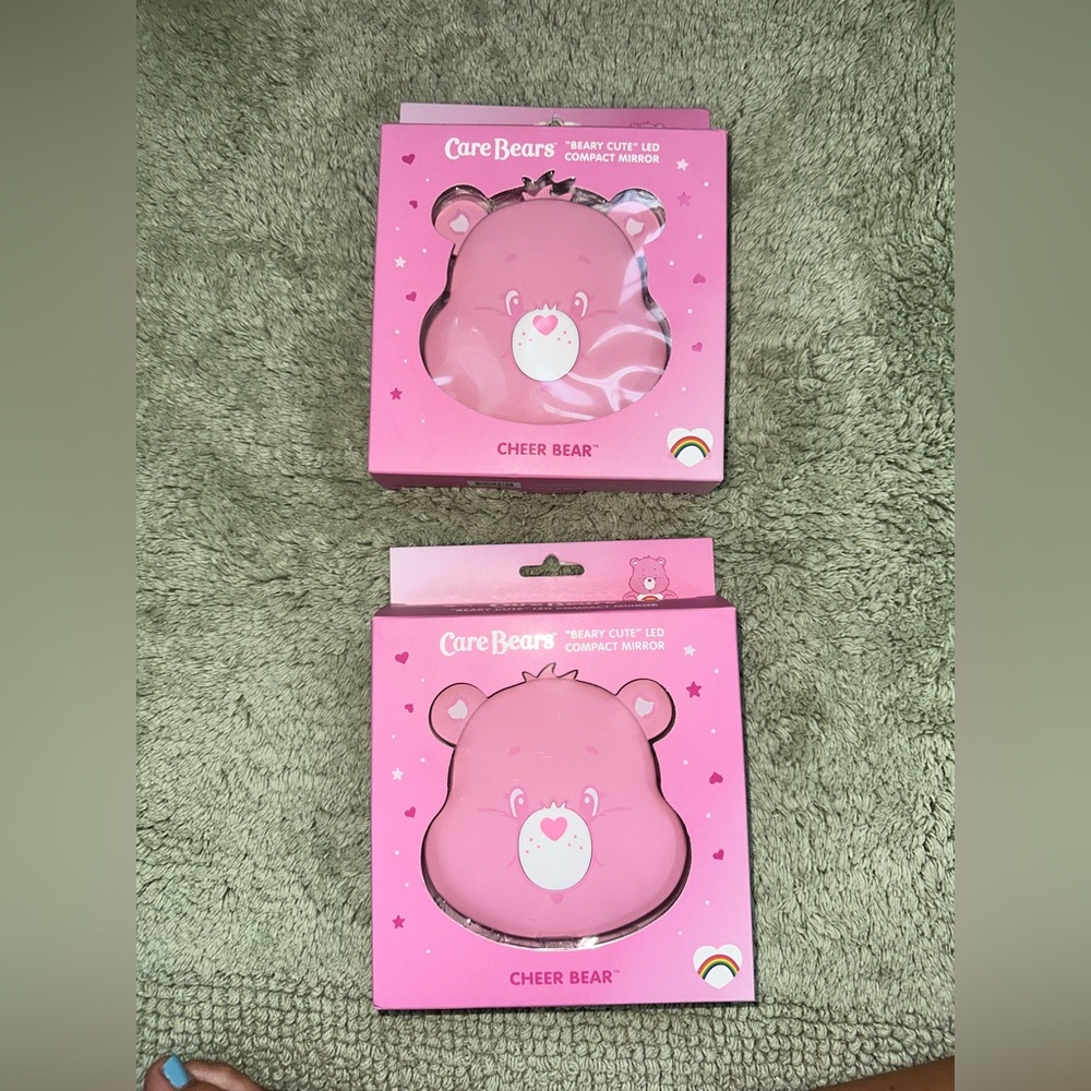 NIB Care Bears™ Cheer Bear "Beary Cute" LED Compact Mirror - Picture 8 of 8